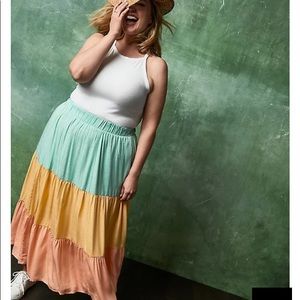 Torrid 3-Tiered Maxi Skirt